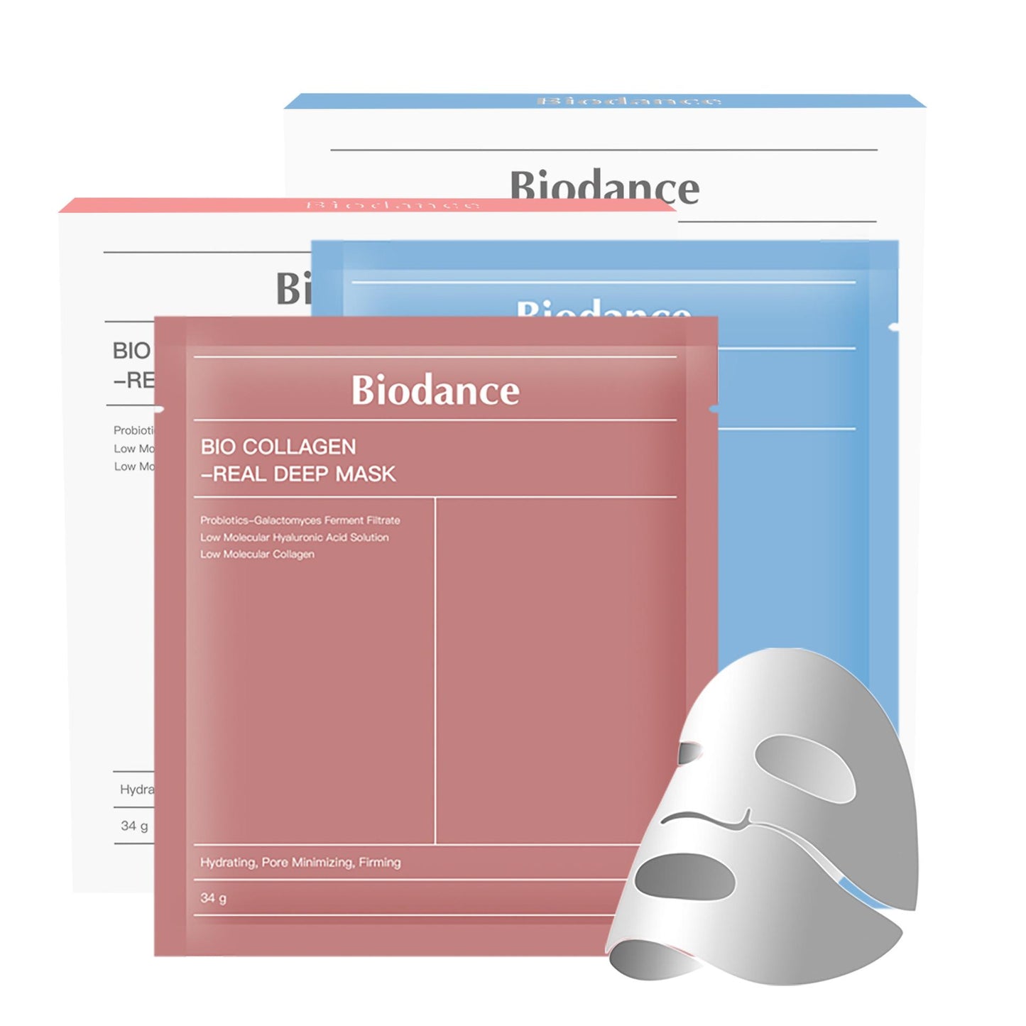 Biodance Bio-Collagen Moisturizing Mask, designed to hydrate, reduce wrinkles, and improve skin firmness for a youthful, radiant appearance.